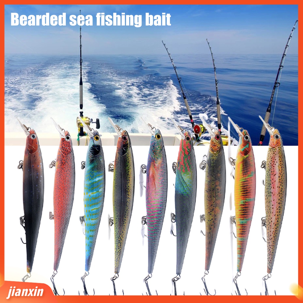 [Jianxin] 14cm/15g Umpan Pancing Penembus Kuat Menggoda Air Atas Tajam Mengambang Warna-Warni Popper Hardbait Angling Perlengkapan