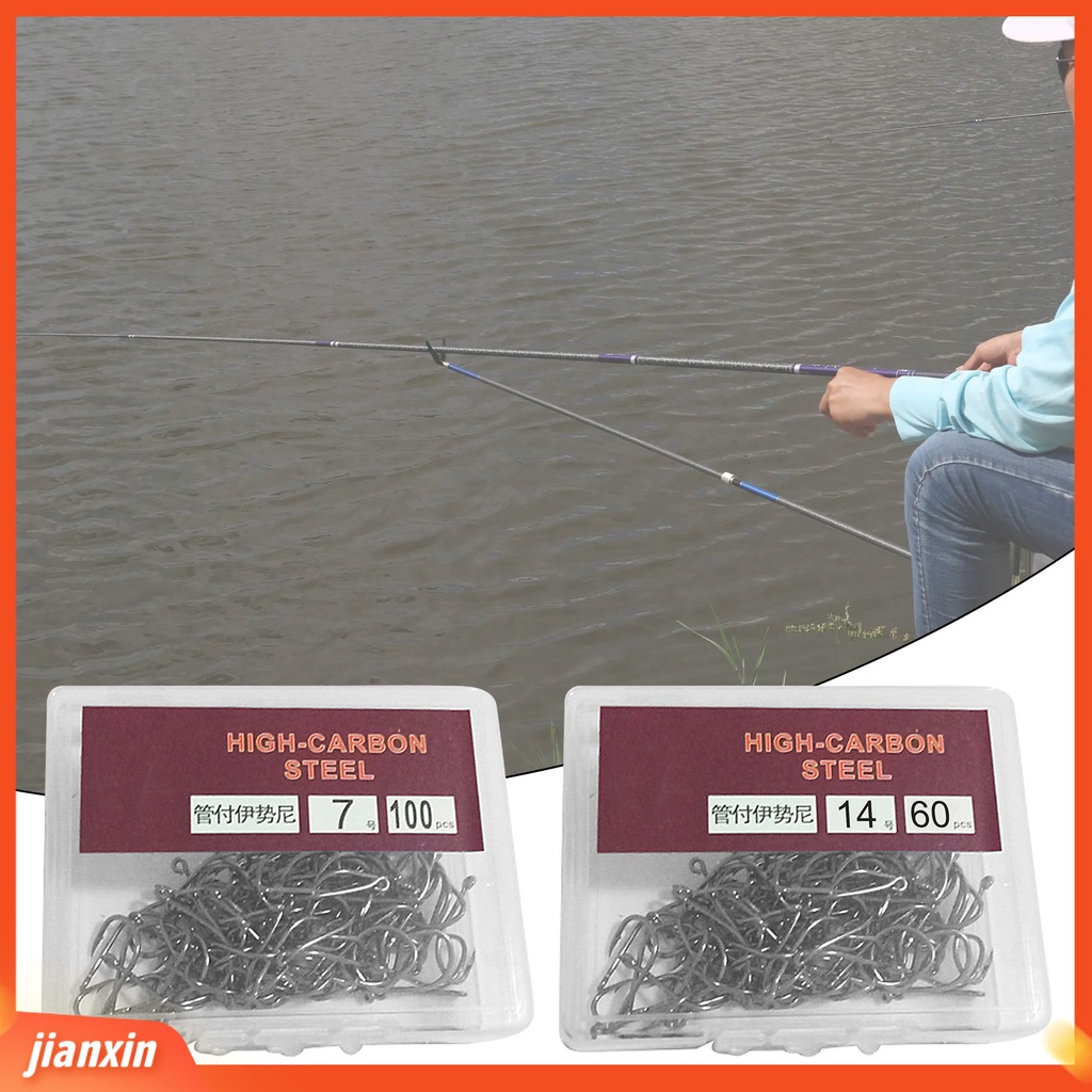 [Jianxin] 1 Kotak Kail Pancing Model J Bahan Carbon Steel