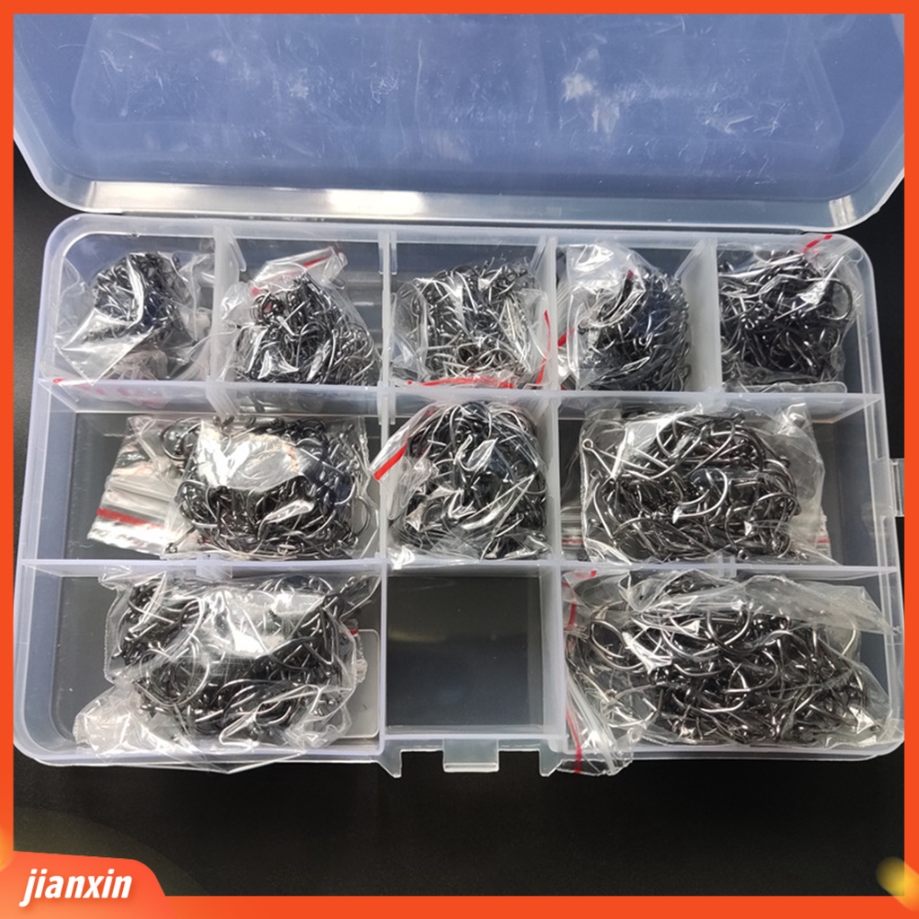 [Jianxin] 1000pcs Kail Pancing Tajam Nomor 3-12 Tahan Lama