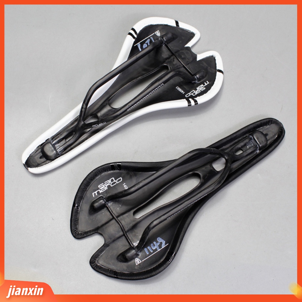 [Jianxin] Ultra-light Mountain Road Bike Carbon Fiber Faux Leather Bicycle Saddle Seat Mat