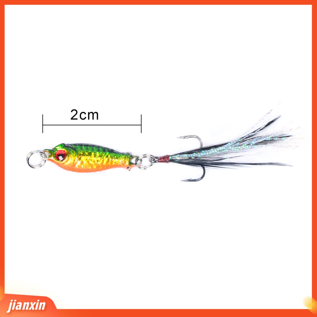 [Jianxin] Umpan Pancing Hard Bait Bentuk Ikan Panjang+Mata Buatan 3D Bahan Alloy