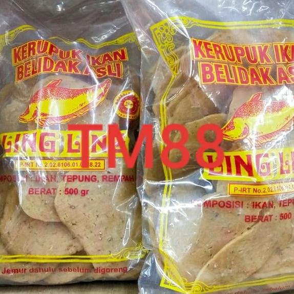 

Kerupuk ikan Belidak Asli LING LING khas ketapang 500gram