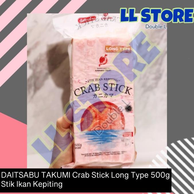 

DAITSABU TAKUMI Kani Crab Stick 500g Stik Ikan Kepiting