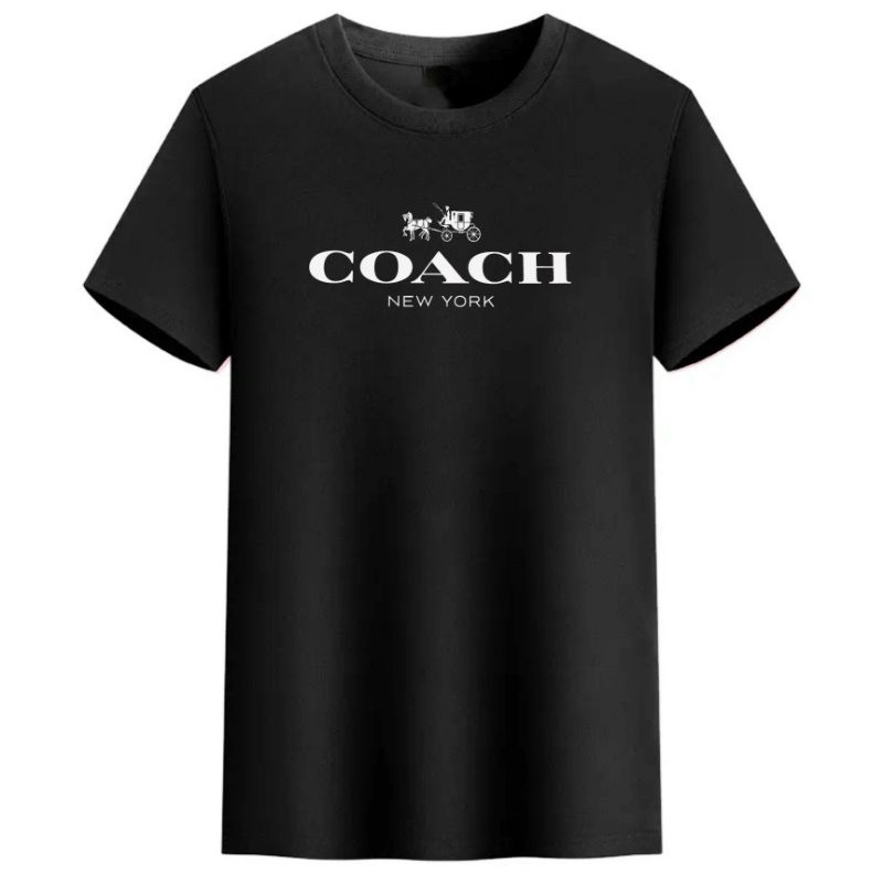 Kaos Distro Pria Coach Baju Oblong Cowok Lengan Pendek Pakaian Atasan Pria Dewasa Cod