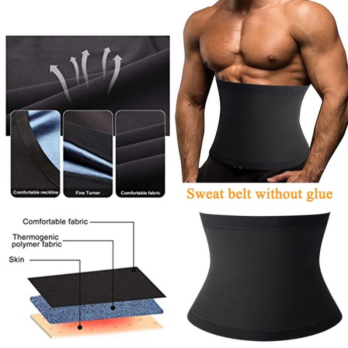 FM FIT Korset Neoprene sauna Ion Men women Pria Wanita waist vest trainer