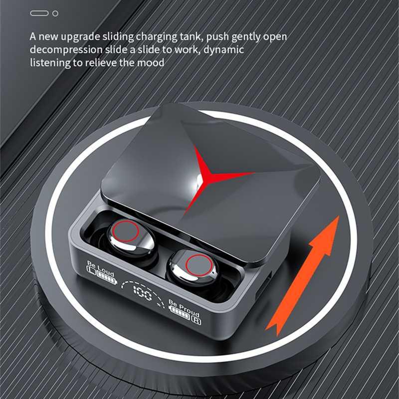 TWS Earphone Bluetooth 5.3 HIFI LED Type C 1200mAh - M90Pro