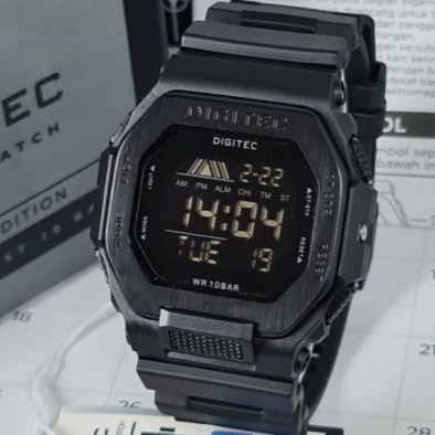 Jam Tangan Ditec 55T 55 T Dital Steel Bezel