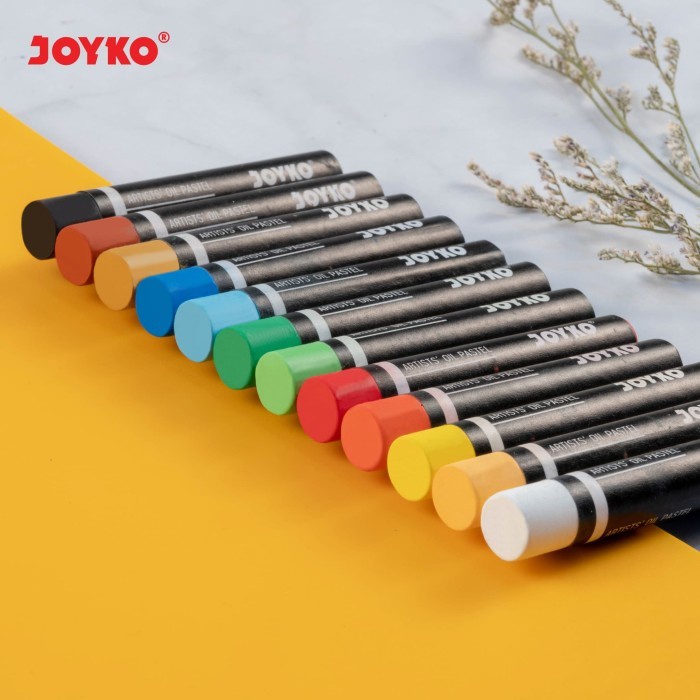 

Joyko Artists Oil Pastel OP-12ART /Krayon Minyak 12 Warna