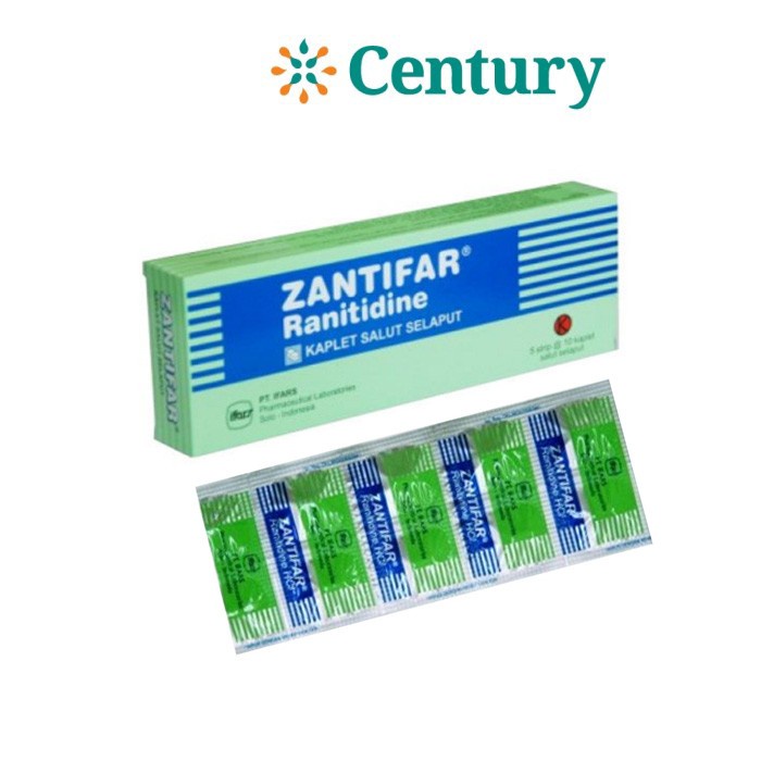 ZANTIFAR 150MG 1 STRIP 10 TABLET/ RANITIDINE