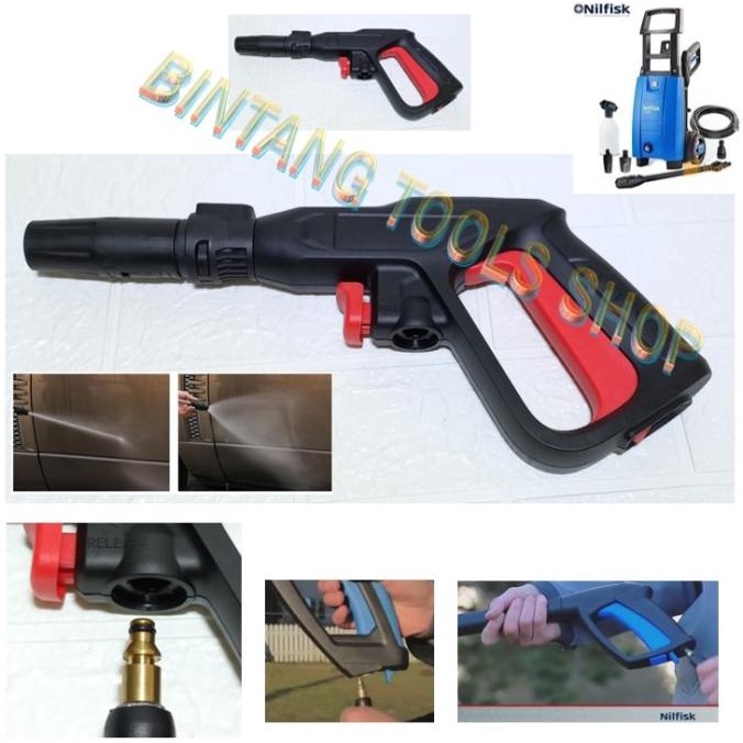 Short Gun Nilfisk Replacement Tembakan Gun untuk Jet Cleaner Nilfisk