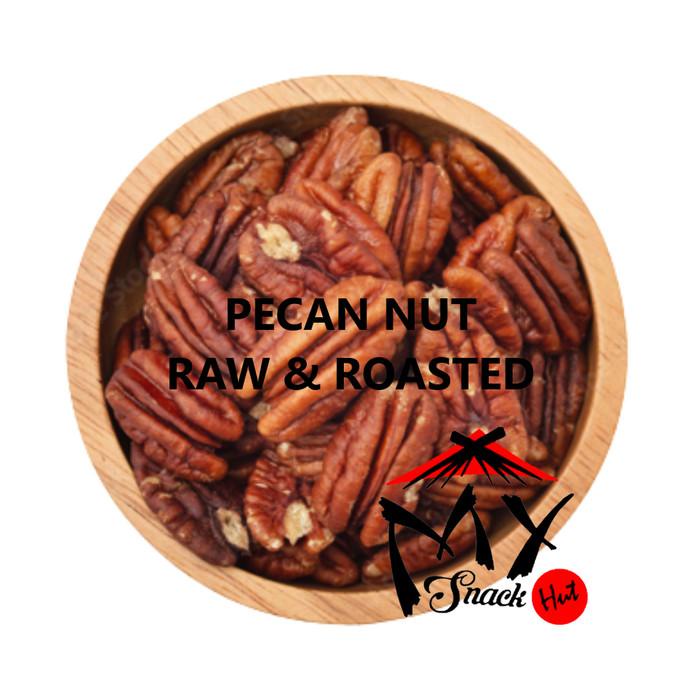 

PECAN NUT 50GR - KACANG PECAN RAW ROASTED MENTAH MATANG GELUK ORGANIK Best Seller