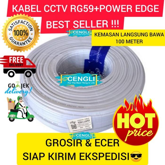 Kabel Cctv Rg59 + Power Spc 100M Rg 59 100 M