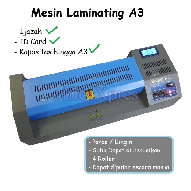 TERMURAH Mesin Laminating A3 Digital LCD / Laminator Machine A3 Digital OR 330D