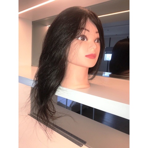 Terlaris Manekin Koryu Nikko Kepala Manekin Rambut Asli 100% Latihan Penata Rambut