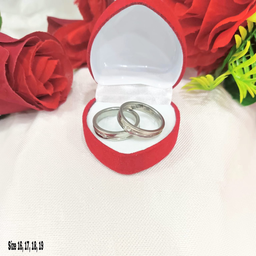 Cincin Couple Logam Trend Buat Pasangan Anak Muda Anti Karat