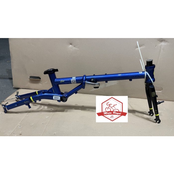 Terlaris Frame Frame Sepeda Lipat Fnhon Gust 16 349 Chromoly Original Rim Brake