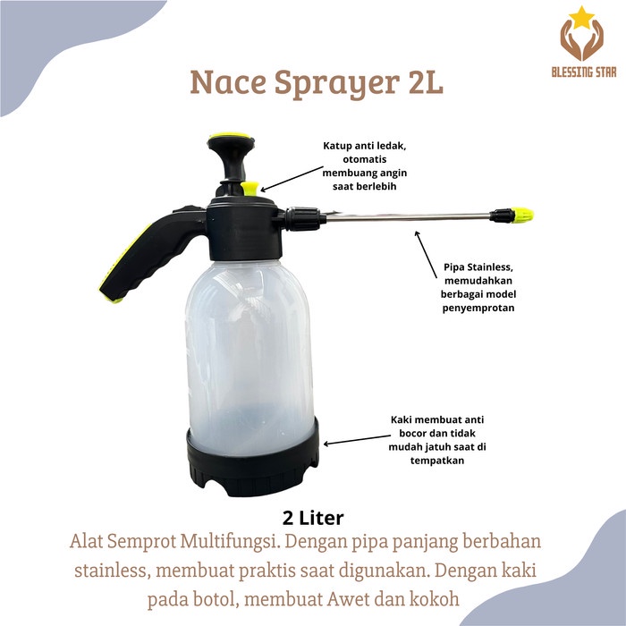 Terlaris Alat Semprotan Disinfektan 2 Liter Hand Sprayer Tanaman Spray