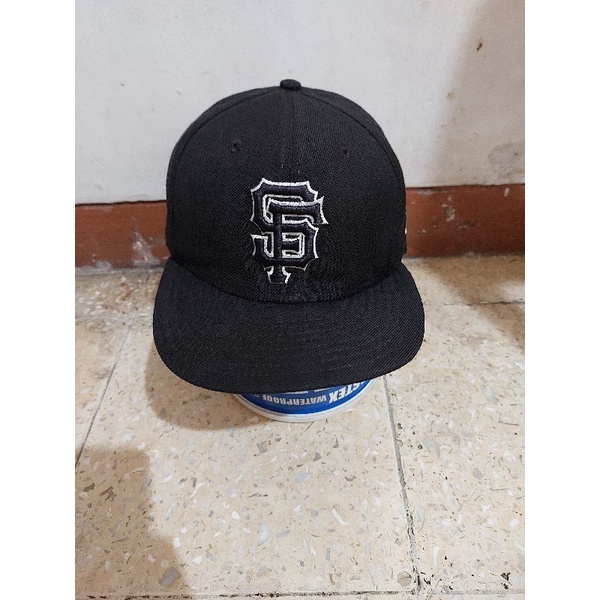 Topi new era x mlb SF black original second bekas
