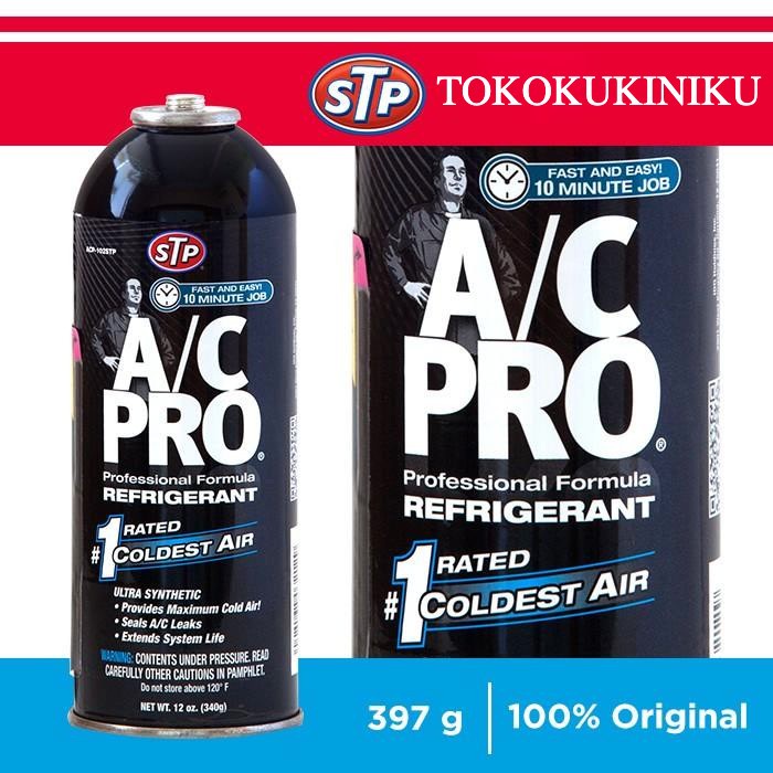 STP A/C AC PRO REFRIGERANT FREON R-134A R134A REFILL 340 g gr Original
