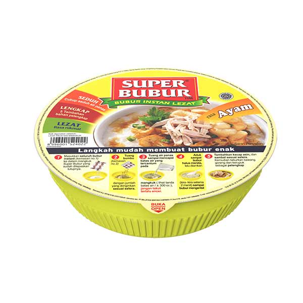 

SUPER BUBUR AYAM CUP 64 GR