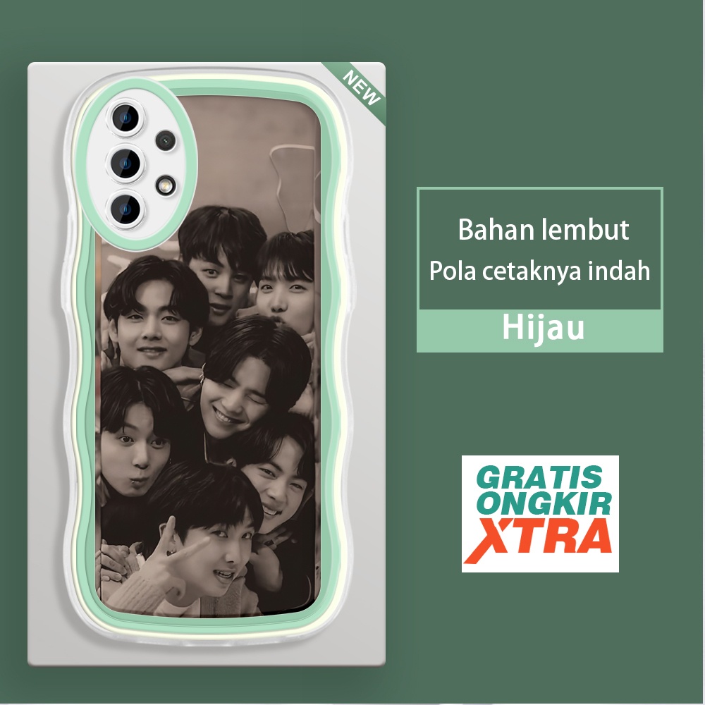 Mulia Samsung M02 M11 M12 M22 M32 M10 M21 M30S M23 5G Casing Ponsel  Boyband BTS Korea Selatan  warn