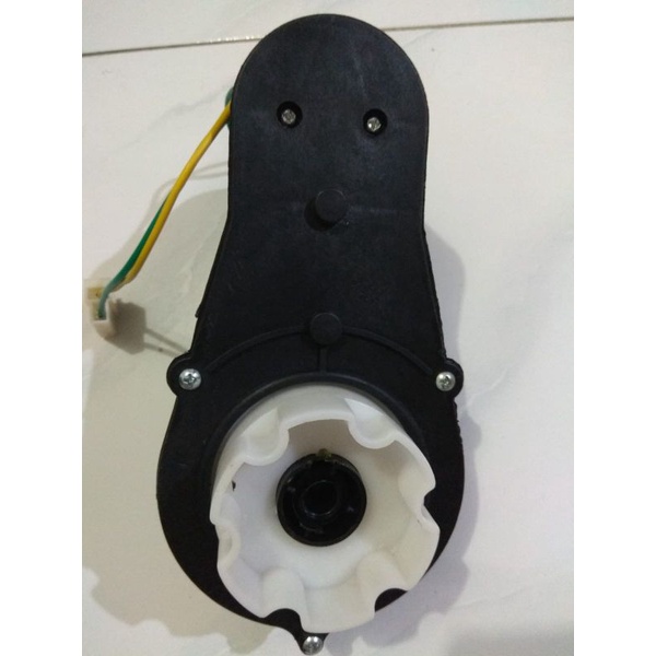 Gearbox 6v bintang 6 GEPENG PLIKO untuk mobil aki dan motor aki