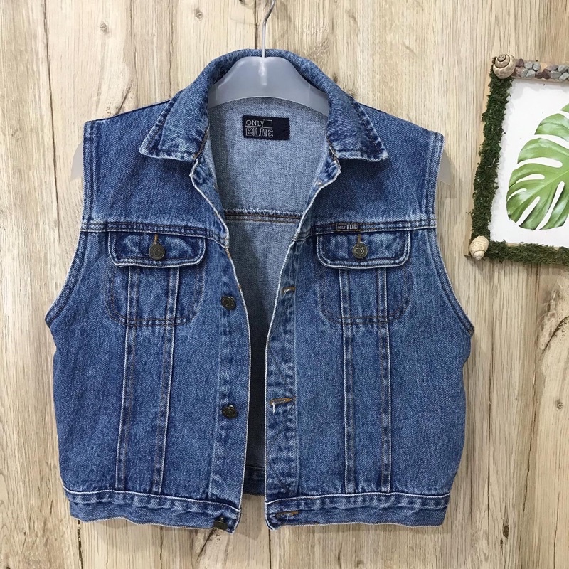 Vest jeans second cewek