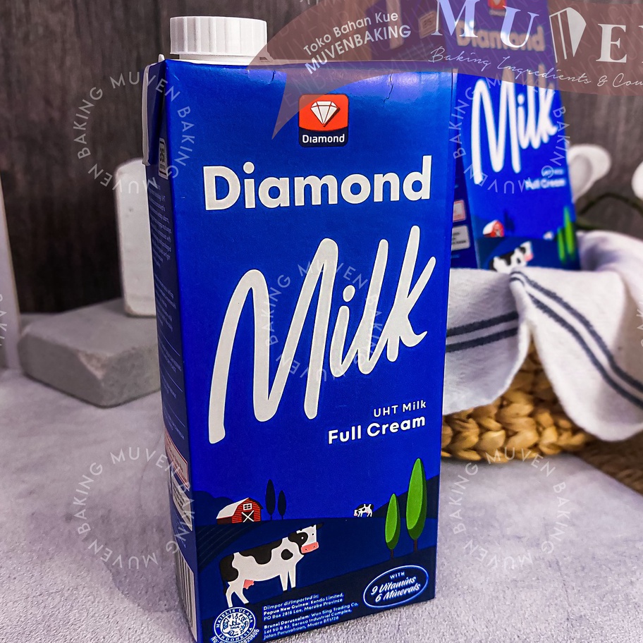 

Stok terbaru SUSU UHT DIAMOND FULL CREAM PLAIN 1 LITER / 1L