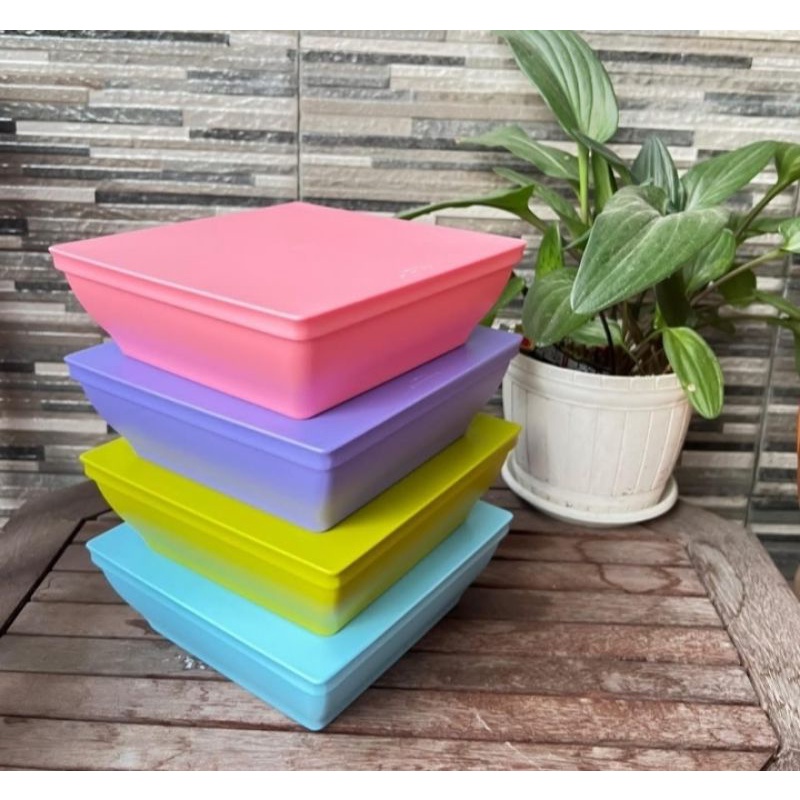 Tepak makan zen square Tupperware