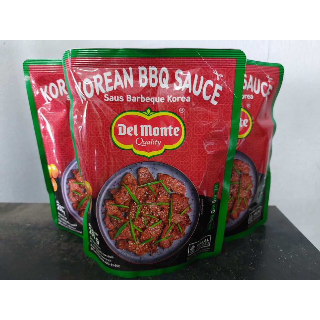 

DEL MONTE KOREAN BBQ SAUCE 250 GR BARBEQUE SAUS DELMONTE KOREA BULGOGI