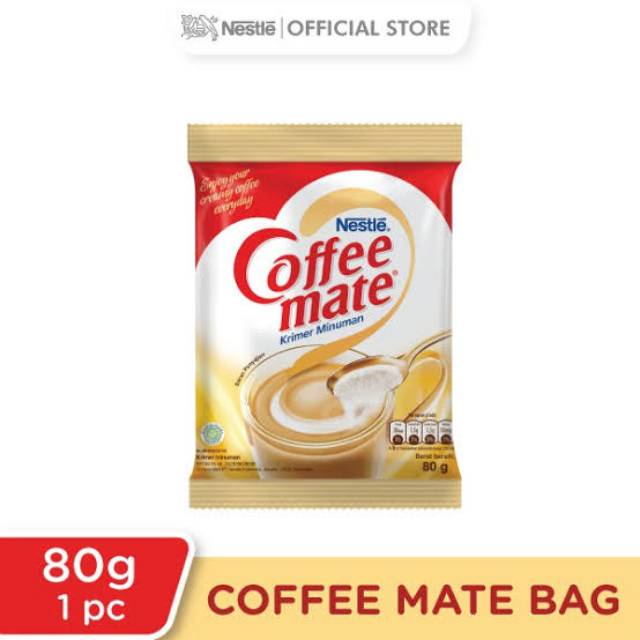 (ECERAN) NESTLE COFFEE MATE 80 GR BAG KRIMER MINUMAN KOPI CREAMER SACHET CREAM