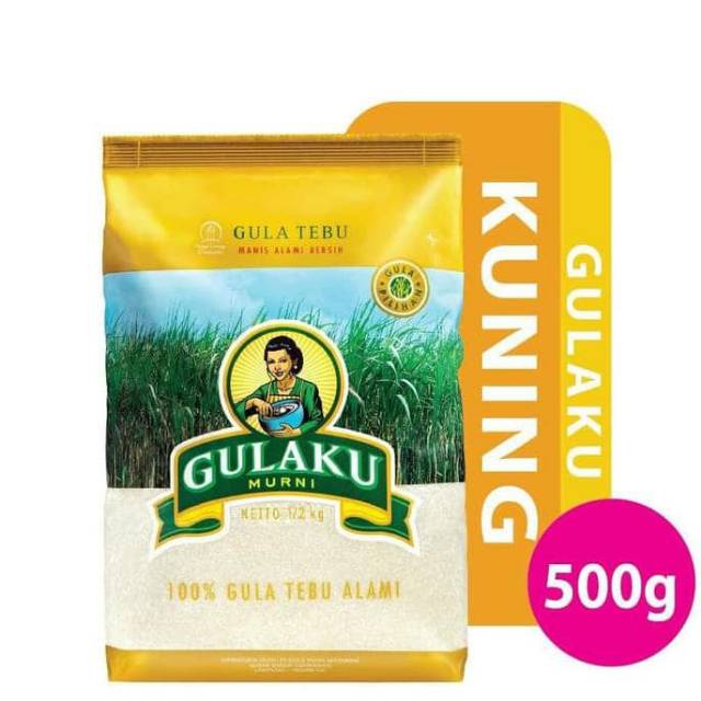 

GULAKU GULA PASIR TEBU 500 GRAM KUNING PUTIH KEMASAN HIJAU PREMIUM