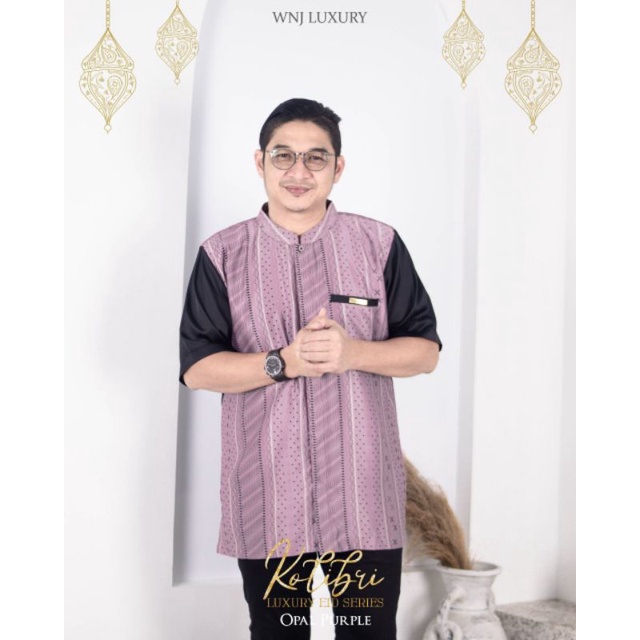 Koko Kolibri Luxury Ied Series 2023 By WNJ Wanoja Sarimbit Couple Bahan Material Silk Premium Motif 