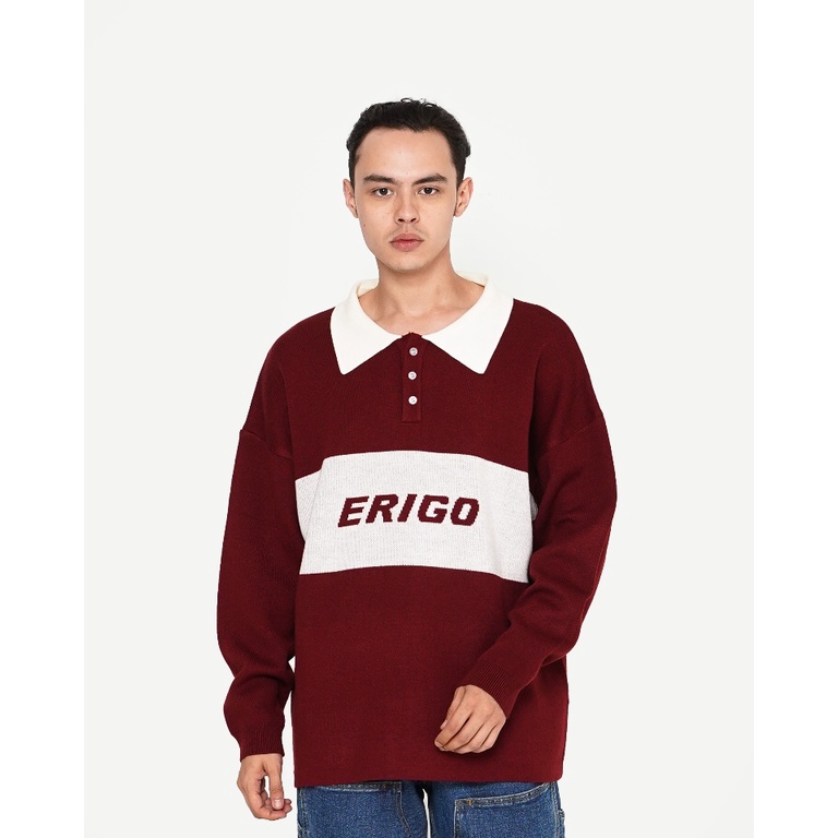 Erigo Knitwear Olwen Maroon