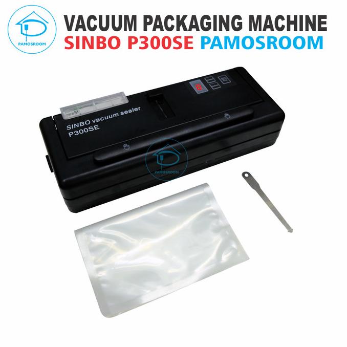 Sinbo Mesin Vacuum Makanan Basah Dan Kering P 300 Se Vakum Sealer