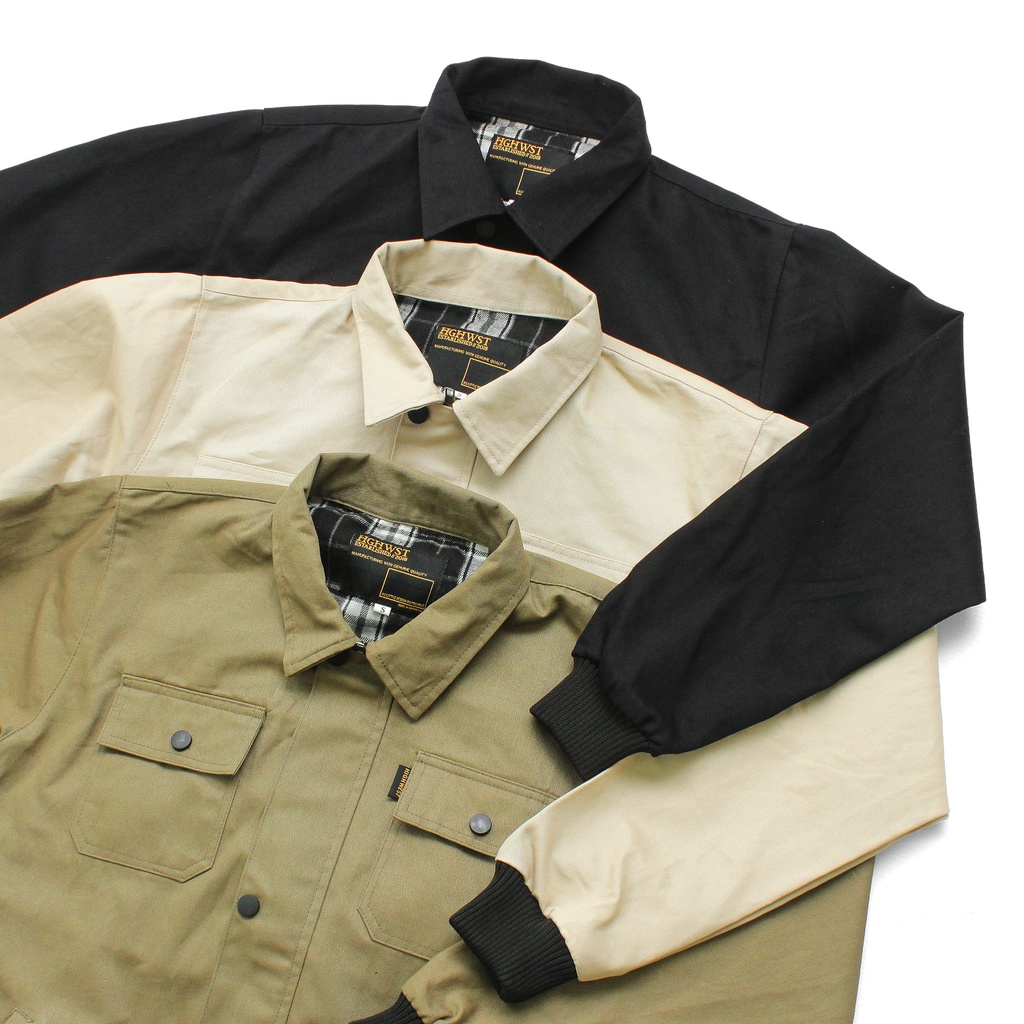 (3 Warna) HIGHWEST Arion Jacket Cotton Twill Premium Pria Wanita