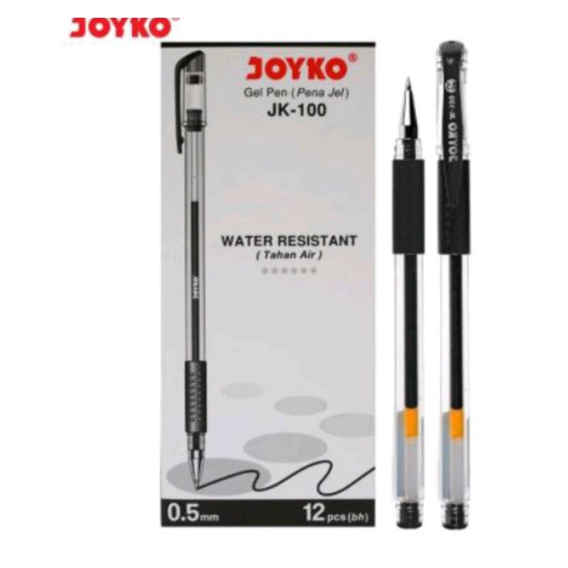 

pulpen/pen Gel Joyko JK 100 Isi 12 Pcs(lusin)