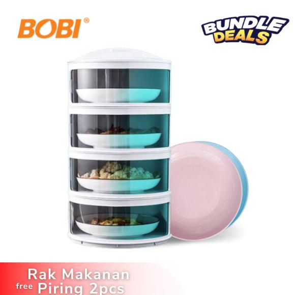 Rak Susun Makanan 3 Tingkat - Tudung Saji Makanan Bertingkat