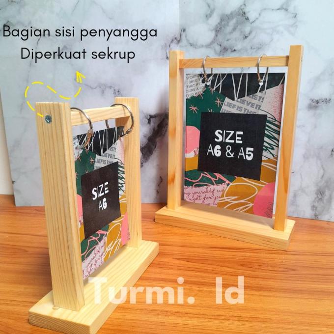 

Tempat Menu Holder Menu / Nomor meja / stand menu kayu