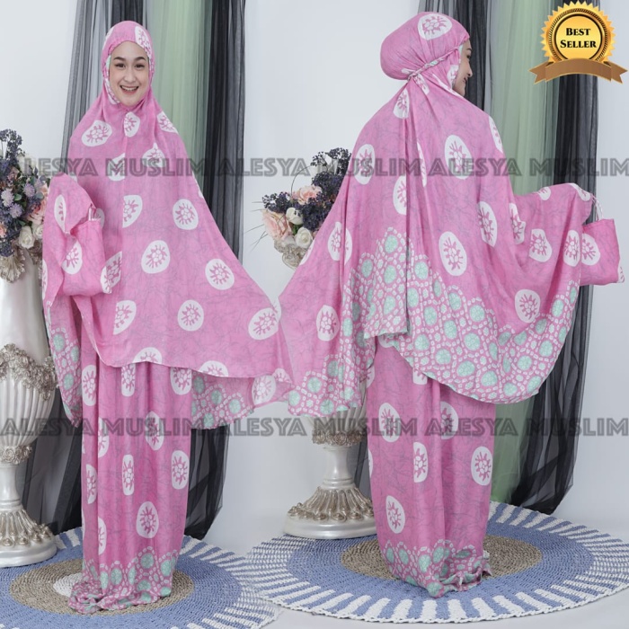 Mukena Bali Alesya Dewas Bahan Rayon Grosir Seonshop