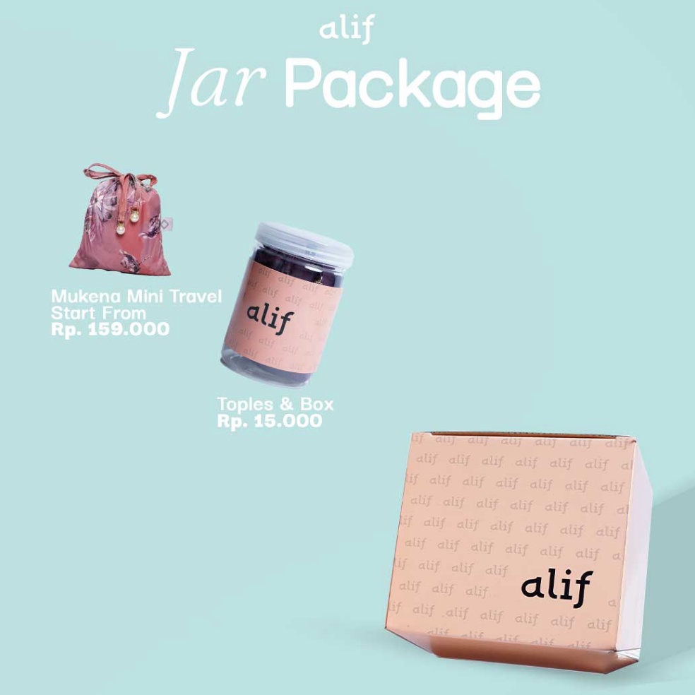 

12.12 STOK READY JAR & BOX - KEMASAN GIFT BOX BY ALIF MODERN WEAR ( SMALL BOX + TOPLES SAJA )