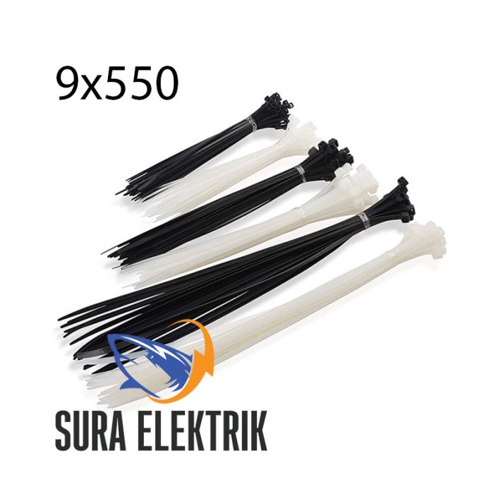 

Nylon Cable Ties Fsm 9X550 Fort Warna Hitam Dan Putih Promo
