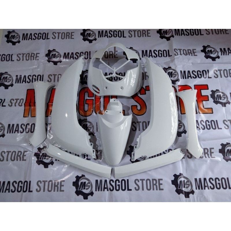 cover full body halus Scoopy donat thn 2017 2018 2019 PUTIH