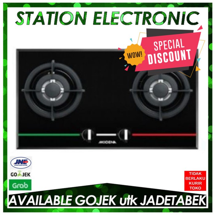 Terlaris Modena Bh 1725 La Massa/Bh-1725La Gas Hob - 70 Cm, 2 Burners New Model