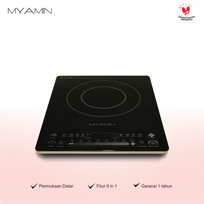 {{COD AKTIF}} MYAMIN Kompor Induksi/Kompor Listrik/Portable/CookTop/Cooker 2000 Watt OBRAL Kode 1044