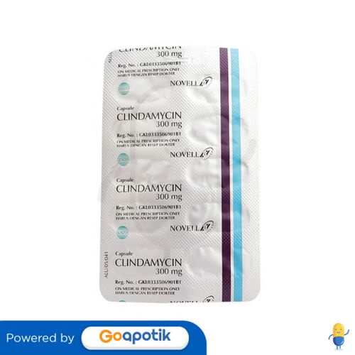 CLINDAMYCIN NOVELL 300 MG STRIP 10 KAPSUL