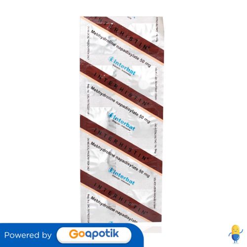 INTERHISTIN 50 MG STRIP 10 TABLET