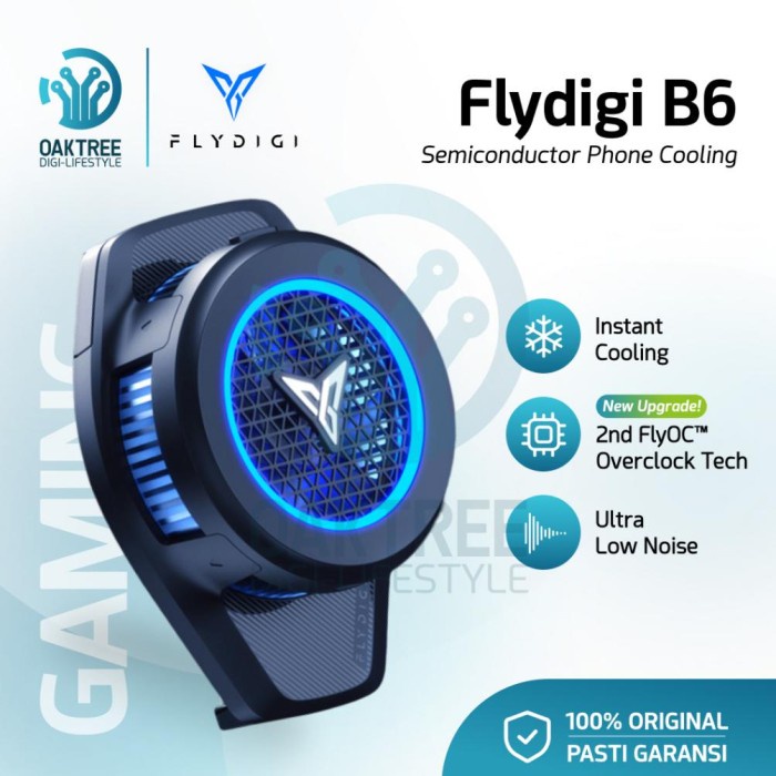 TERLARIS Ready Flydigi B6 Fan Cooler Radiator Pendingin Hp Cooling Fan Gaming