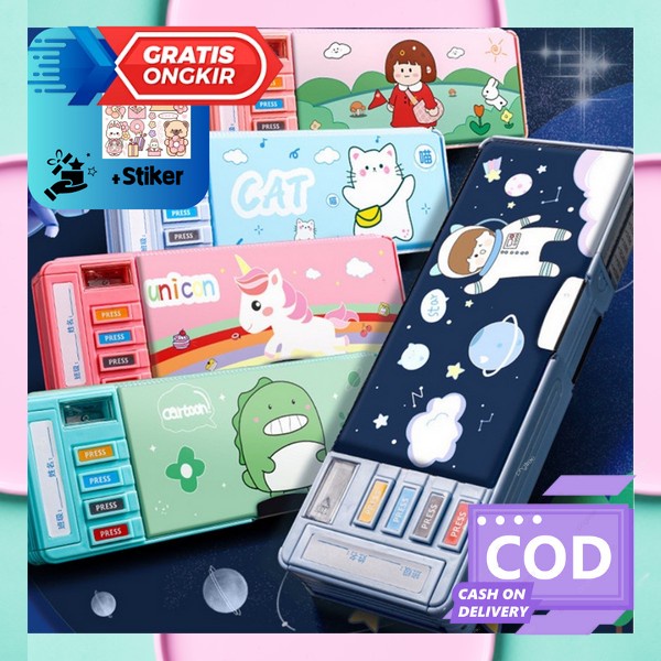 

Temoat Terbaru Viral 2023 Pencil Wadah Kitak Pengsil Desgrip Karakter Tingkat Dosgrep Disgrip Viral Dusgrip Aesthatic Dosgrip Kotak Pensil Unicorn 3D Timbul Tempat Pensil Anak Perempuan Kelinci Lucky Trbng New Korean Sty 2 Lapisan/Tempat Pensil Multifun