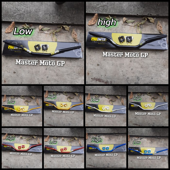 Stang fatbar protaper High stang fatbar protaper evo Low stir